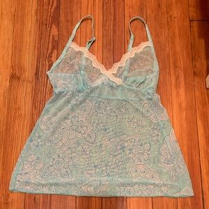 Eberjey sheer print cami